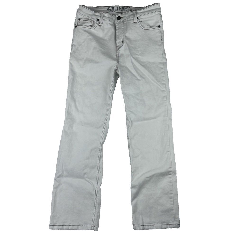 Good Hart by Matilda Jane Womens Jeans White Windsor Straight Crop Jeans Size 10